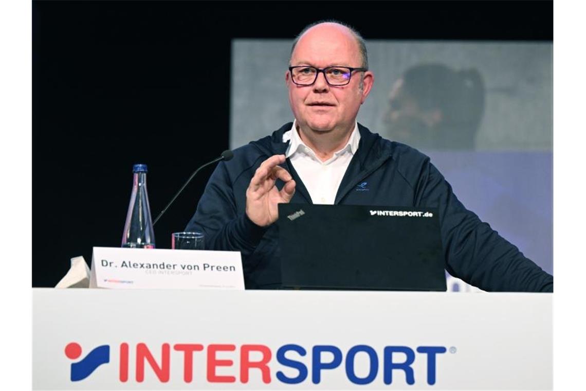 Alexander von Preen, Vorstandsvorsitzer des Sportfachhändlers Intersport. Foto: Bernd Weißbrod/dpa
