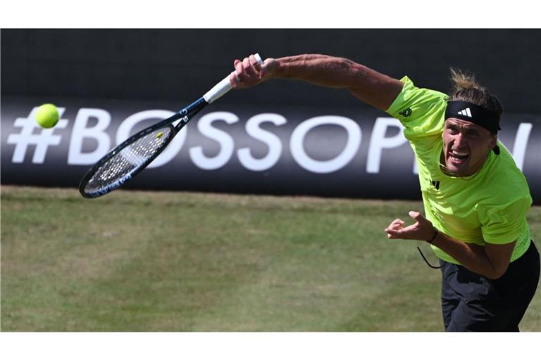 Alexander Zverev behielt trotz der Hitze einen kühlen Kopf.