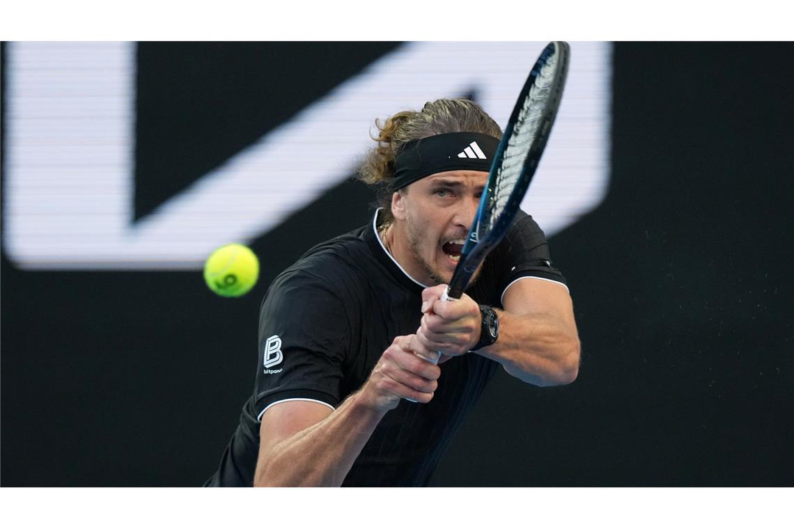 Alexander Zverev besiegte in Melbourne in der 3. Runde den Briten Cameron Norrie.