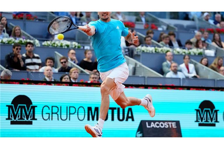 Alexander Zverev erreicht das Halbfinale in Madrid.