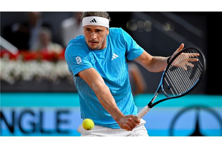 Alexander Zverev erreicht in Madrid das Viertelfinale.