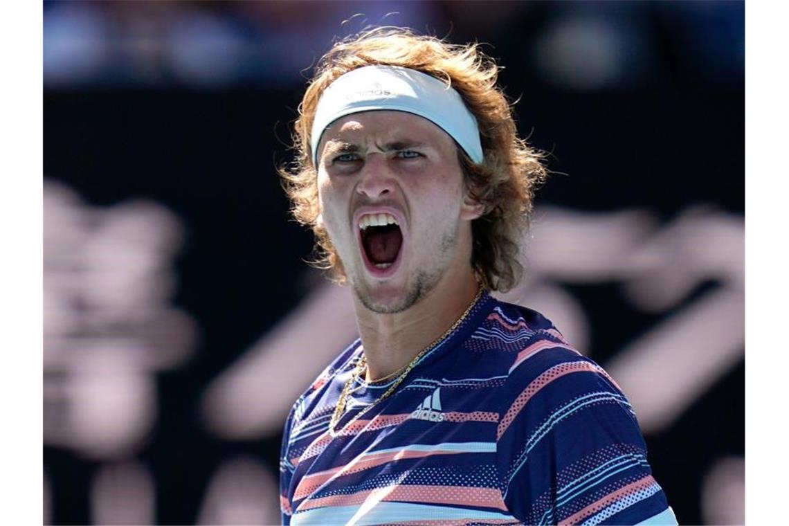 Alexander Zverev erreichte das Halbfinale bei den Australian Open. Foto: Dave Hunt/AAP/dpa