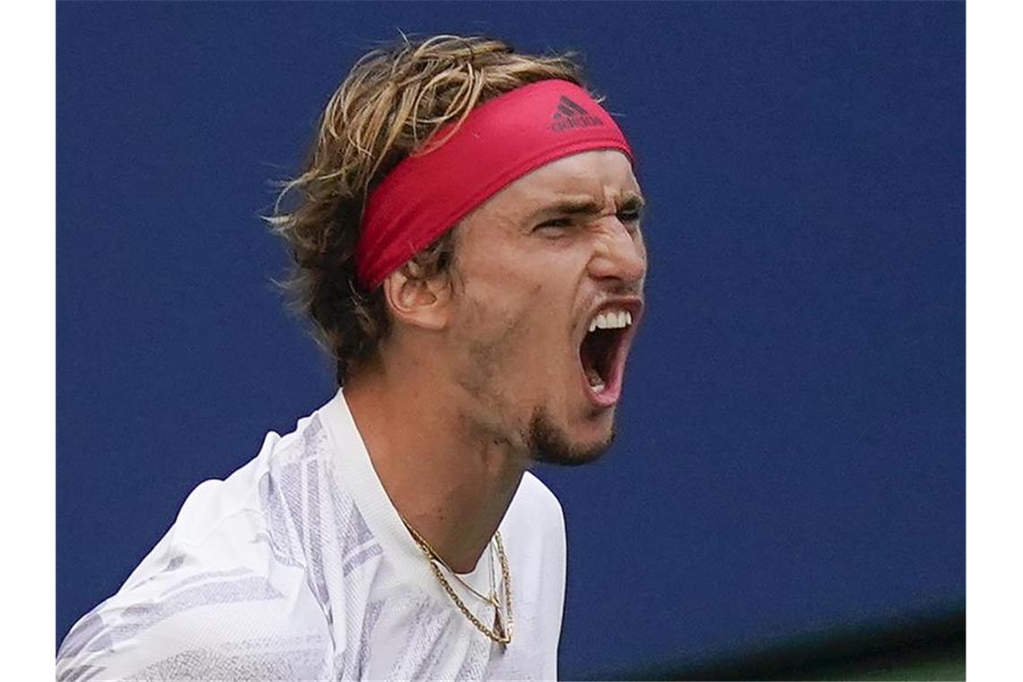 Alexander Zverev erreichte erstmals das Halbfinale der US Open. Foto: Seth Wenig/AP/dpa