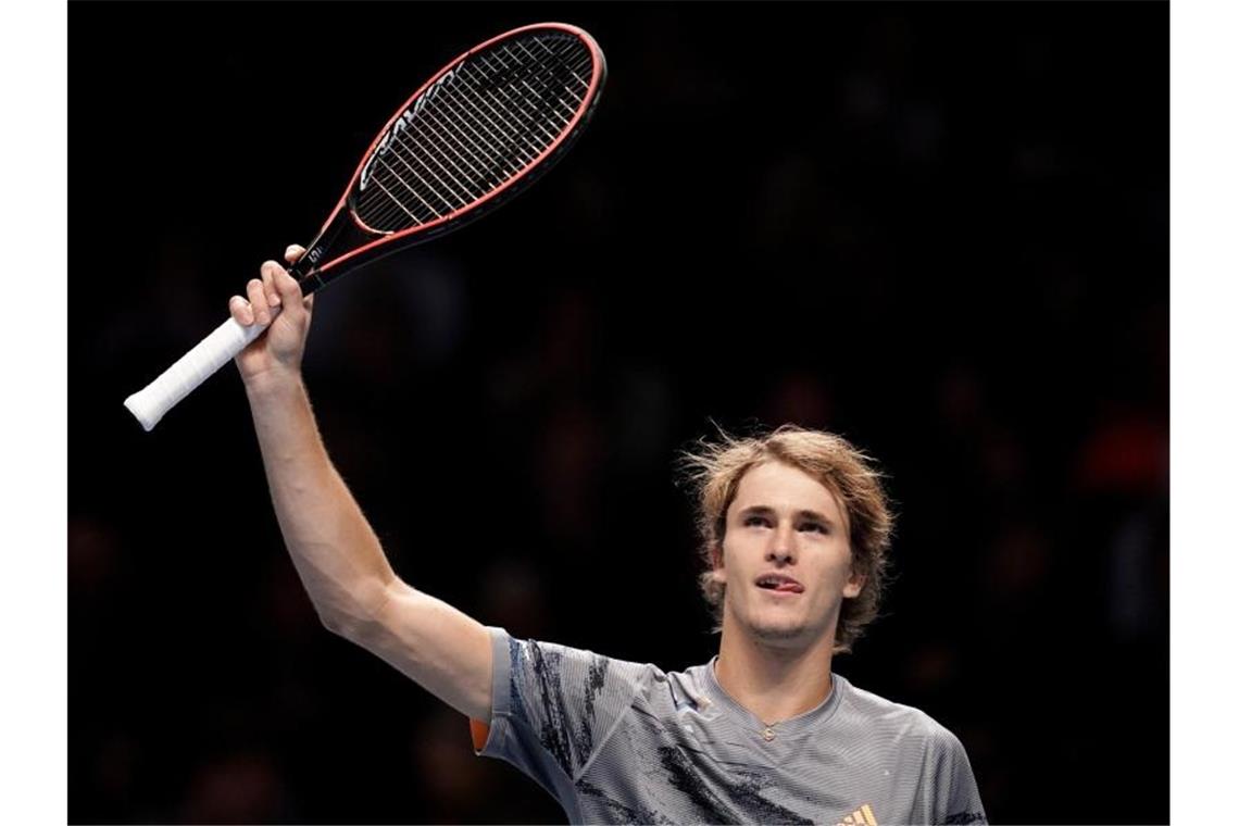 Zverev nach Sieg gegen Nadal: „Kleines Highlight des Jahres“ Alexander Zverev feiert seinen Sieg. Foto: John Walton/PA Wire/dpa