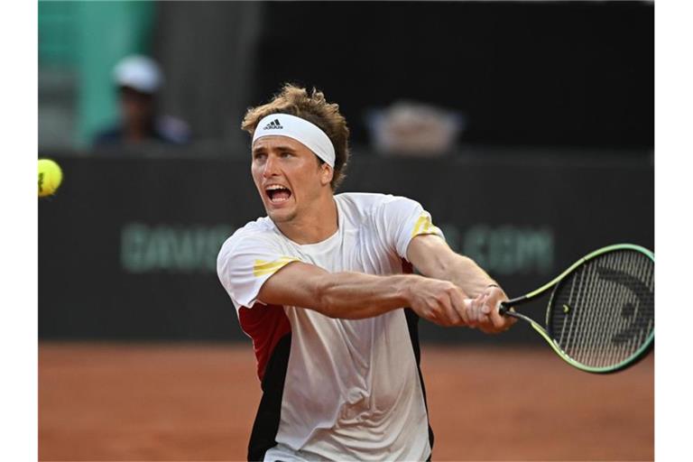 Alexander Zverev gewann auch sein zweites Einzel in Rio. Foto: Andre Borges/dpa