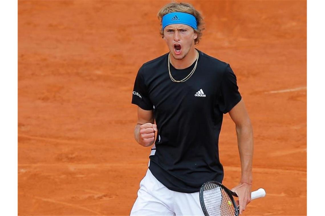 Zverev nach Reifeprüfung im Viertelfinale der French Open Alexander Zverev hat bei den French Open das Viertelfinale erreicht. Foto: Michel Euler/AP