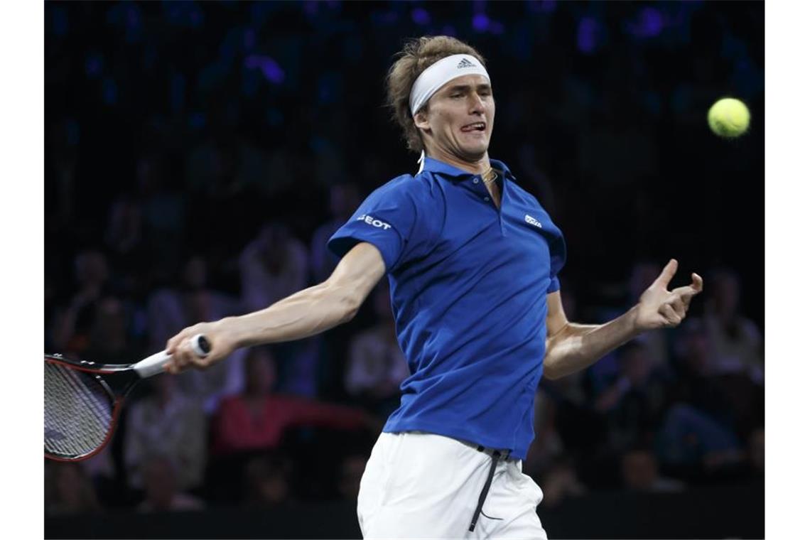 Alexander Zverev hat beim Turnier in Peking sein Auftaktmatch gewonnen. Foto: Salvatore Di Nolfi/Keystone