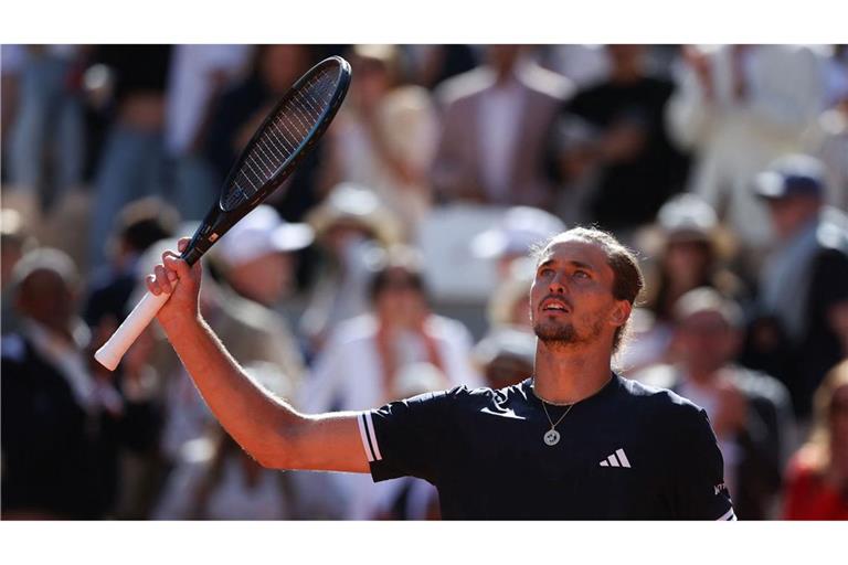 Alexander Zverev hat sein Halbfinale souverän gewonnen.