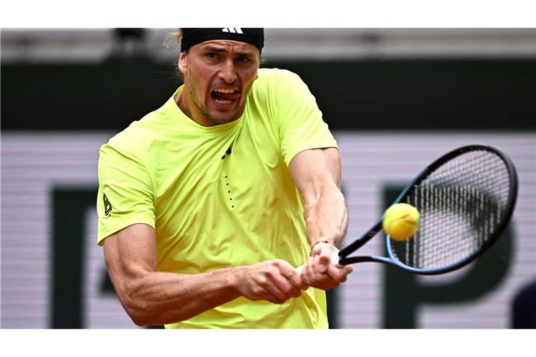 Alexander Zverev hatte zum Auftakt der French Open keine Mühe.