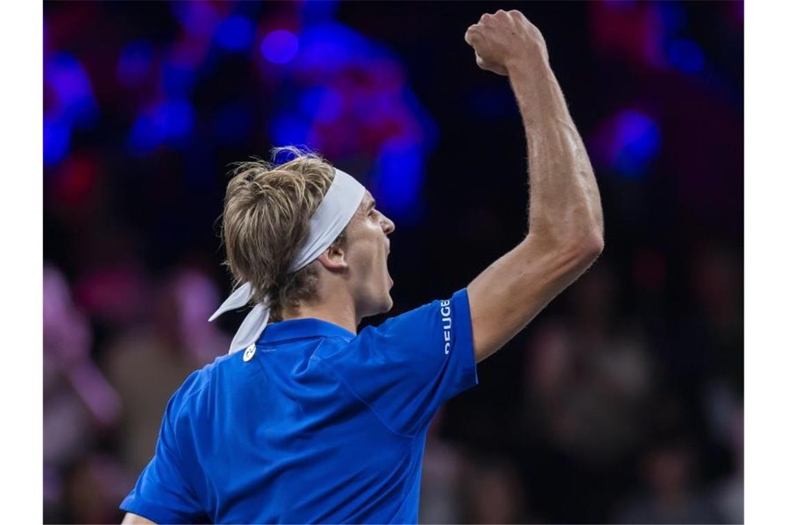 Laver-Cup: Zverev erneut Matchwinner für Europas Tennis-Team