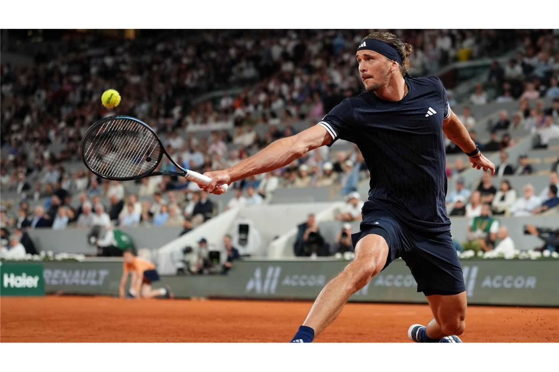 Alexander Zverev ist in Paris auf Titelmission
