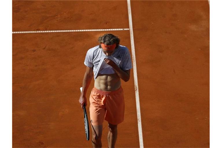 Alexander Zverev konnte sein Auftaktmatch in Zadar nicht gewinnen. Foto: Darko Vojinovic/AP/dpa