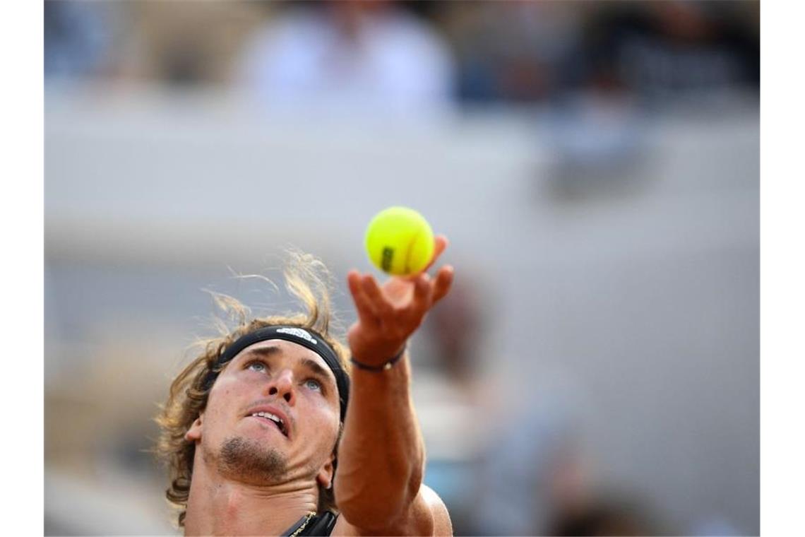 Alexander Zverev nächstes Ziel bei den French Open: Runde drei. Foto: Christophe Archambault/AFP/dpa