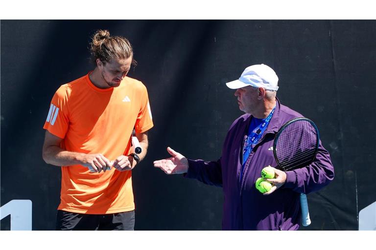 Alexander Zverev scheint der Fuß vor der Partie gegen Cameron Norrie keine Sorgen zu bereiten.