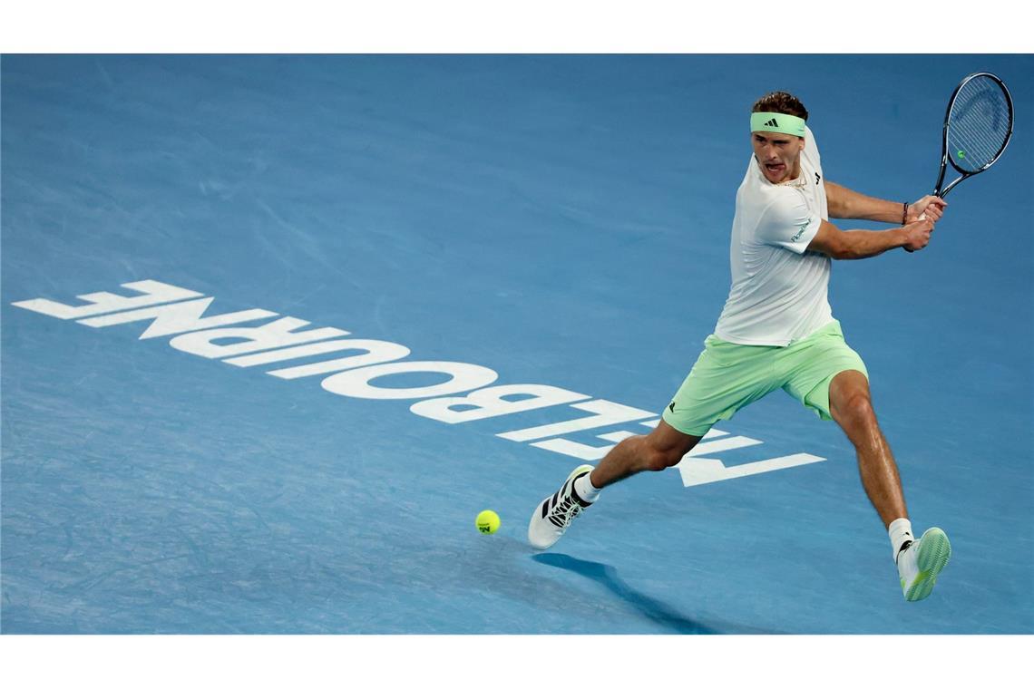 Zverevs Ziel: Mit "Eiern" zum Titel-Glück in Australien Alexander Zverev schied im Vorjahr bei den Australian Open im Halbfinale aus.