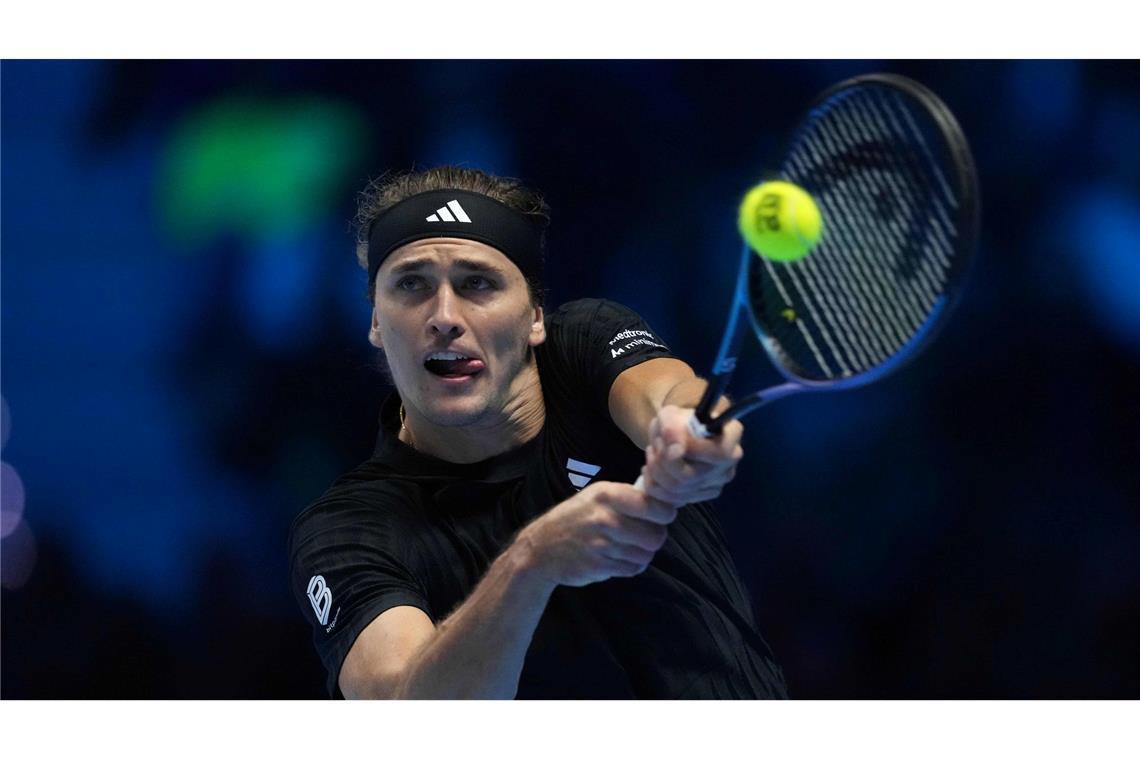 Alexander Zverev siegt zum Auftakt der ATP Finals
