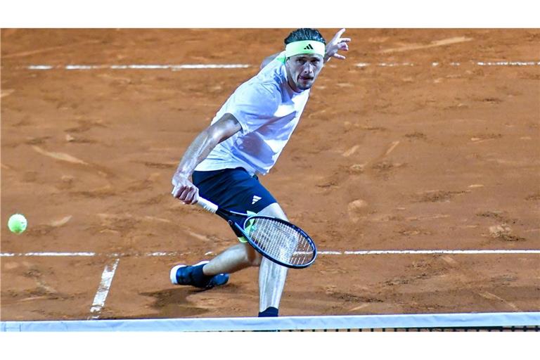 Alexander Zverev steht beim Turnier in Rom im Achtelfinale.