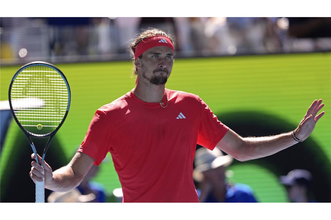 Hier wird das Zverev-Endspiel in Melbourne übertragen Alexander Zverev steht im Finale der Australian Open.