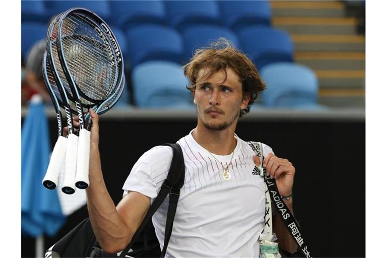 Alexander Zverev trifft mit dem deutschen Davis-Cup-Team in Rio de Janeiro auf die Gastgeber Brasilien. Foto: Tertius Pickard/AP/dpa