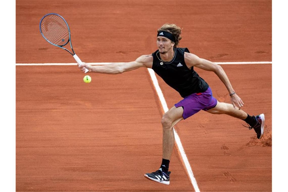 Alexander Zverev tritt heute gegen Stefanos Tsitsipas an. Foto: Aurelien Morissard/XinHua/dpa