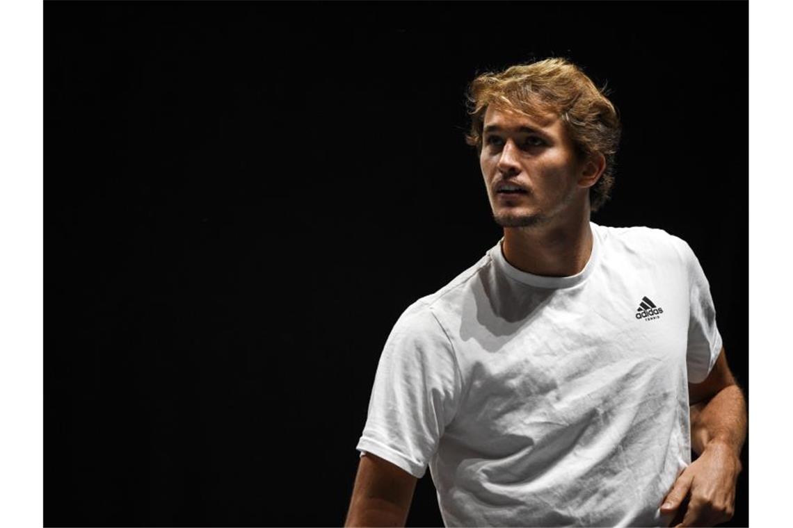 Alexander Zverev und sein Bruder Mischa könnten im Doppel auf das Grand-Slam-Siegerduo Krawietz/Mies treffen. Foto: Jonas Güttler/dpa