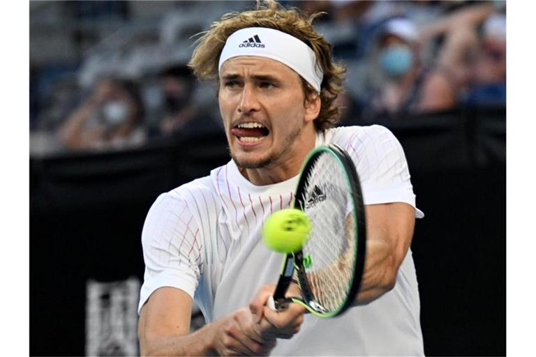 Alexander Zverev will beim Davis Cup in Brasilien siegen. Foto: Dean Lewins/AAP/dpa
