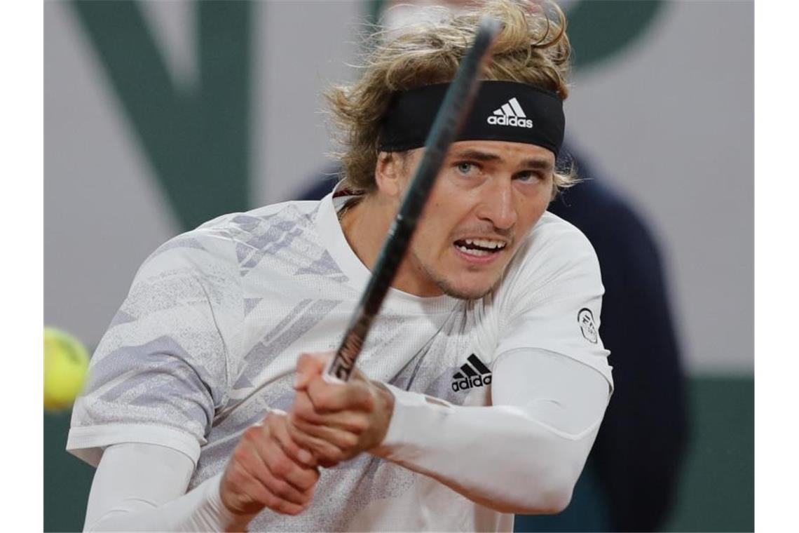 Alexander Zverev will in Paris den nächsten Schritt machen. Foto: Christophe Ena/AP/dpa