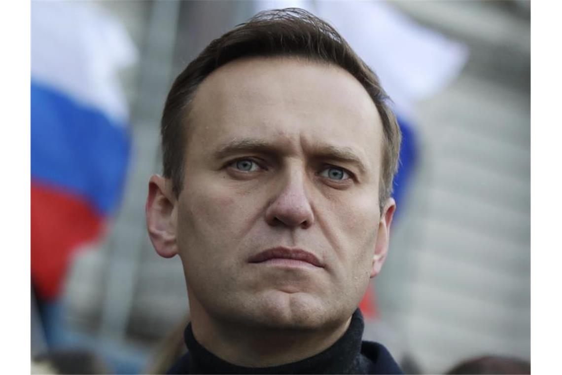 Alexej Nawalny, Oppositionsführer aus Russland. Foto: Pavel Golovkin/AP/dpa/Archiv