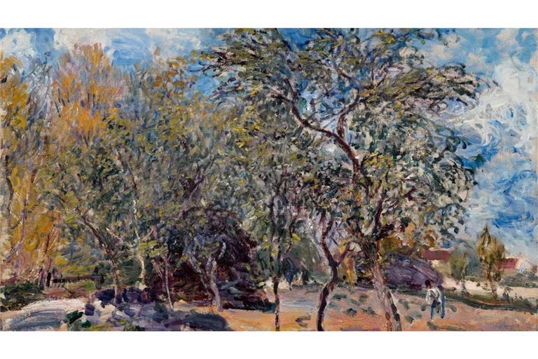 Alfred Sisley: Obstgarten (1885)