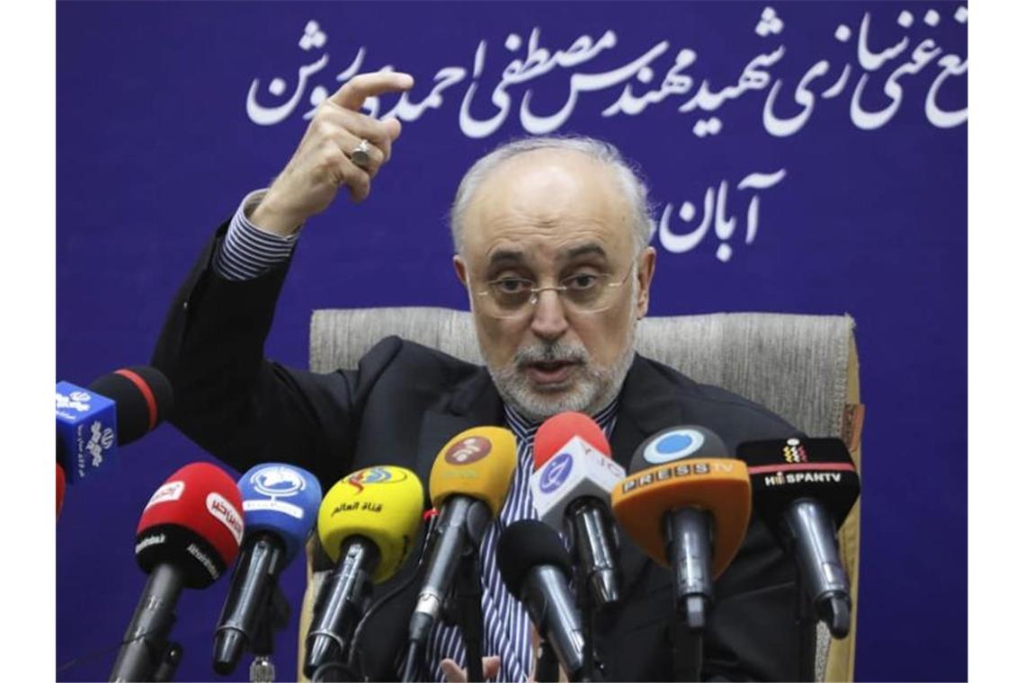 Iran: Neue US-Sanktionen sind „irrationale Entscheidung“ Ali Akbar Salehi, Chef der iranischen Atomenergieorganisation AEOI. Foto: Atomic Energy Organization of Iran/AP/dpa