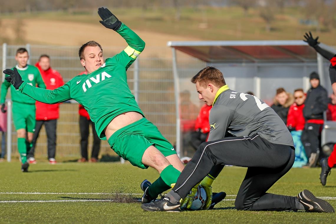 Der Lewandowski der Kreisliga B Aljoscha Schäffner hatte mit dem FC Viktoria Backnang den Aufstieg geschafft. Foto: A. Becher