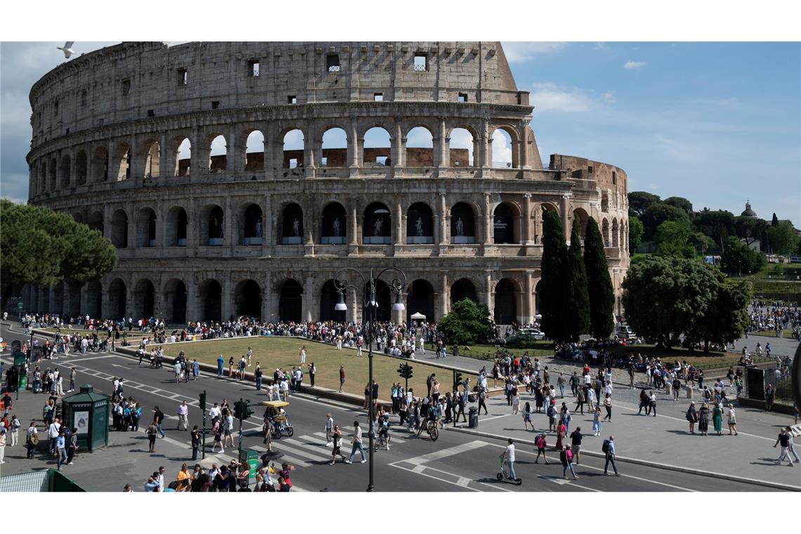 Italien mit mehr Museumsbesuchern als Einwohnern Allein das Kolosseum lockte vergangenes Jahr mehr als 14,7 Millionen Besucher an. (Archivbild)