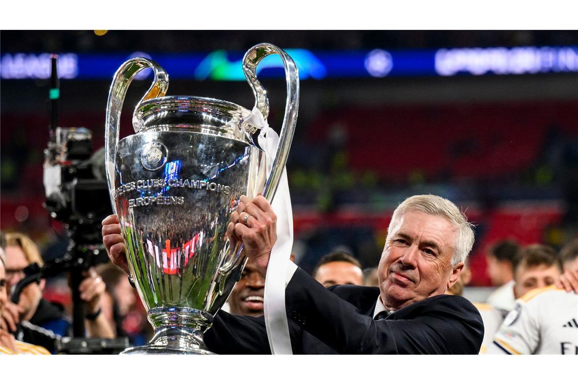 Real-Job für Alonso frei: Ancelotti wird Brasilien-Coach Allein mit Real gewann Carlo Ancelotti dreimal den Henkelpott.