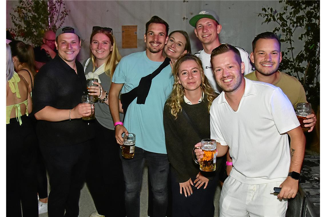 Allerbeste Laune bei den Besuchern.