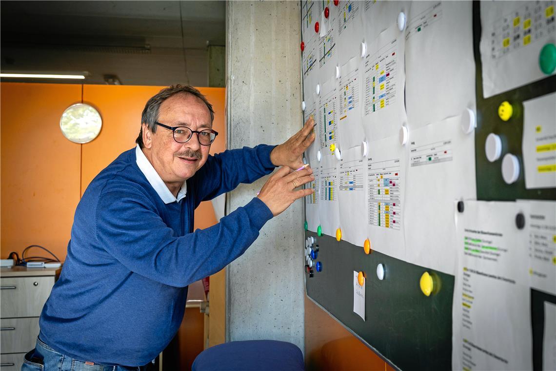 Alles im Blick: Schuldiakon Eckhard Vörding hatte jahrelang die Leitung von Kernzeit- und Ferienbetreuung und AGs. Foto: Alexander Becher