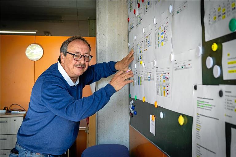 Alles im Blick: Schuldiakon Eckhard Vörding hatte jahrelang die Leitung von Kernzeit- und Ferienbetreuung und AGs. Foto: Alexander Becher