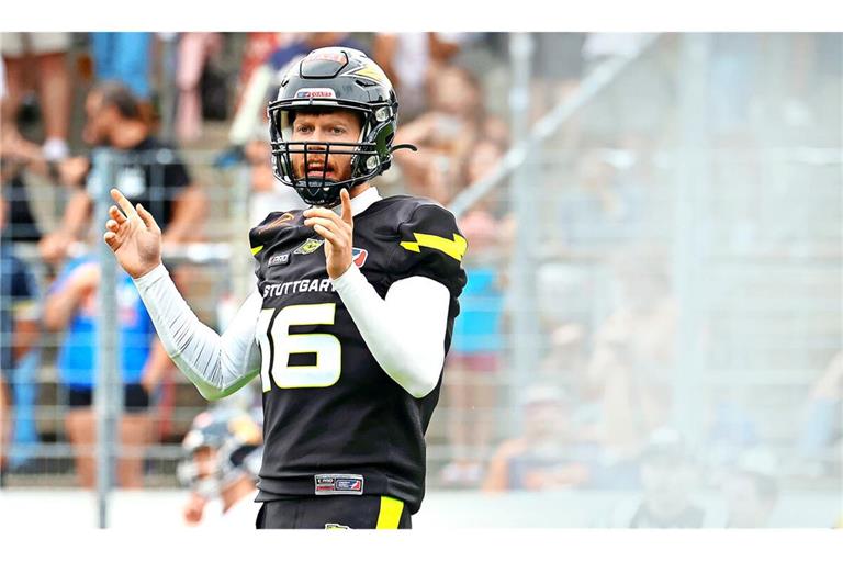 Alles im Blick: Surge-Quarterback Lars Heidrich zeichnet auch eine gute Übersicht aus.