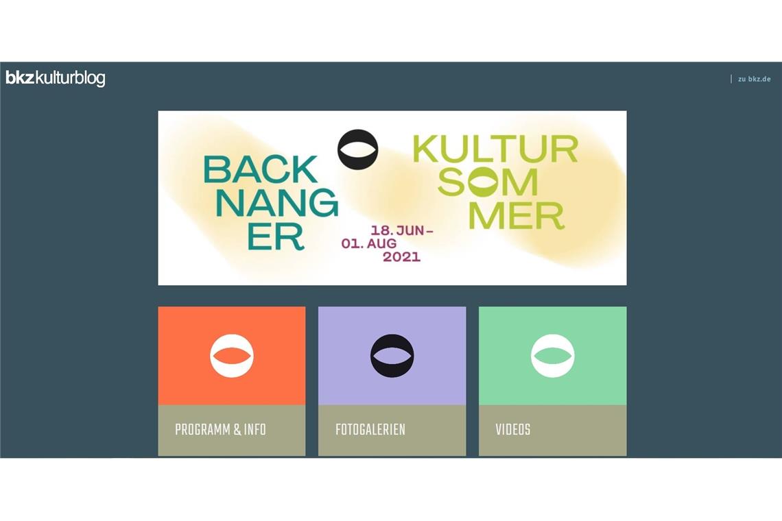 Ticketverkauf für Kultursommer startet Alles, was man über den Kultursommer wissen möchte, ist auf dem BKZ-Kulturblog zu finden.