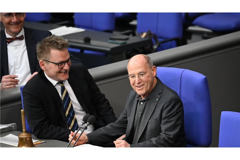 Als Alterspräsident durfte Gregor Gysi (Linke) so lange reden, wie er wollte.