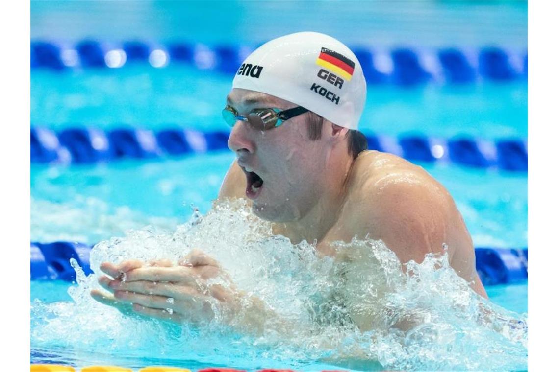 Als Dritter der Vorläufe im WM-Finale: Brustschwimmer Marco Koch. Foto: Bernd Thissen