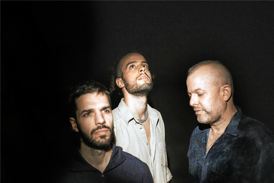 Open-Air-Konzerte auf dem Markgrafenhof in Backnang Als „Prog-Blues Power Trio“ bezeichnt sich das Berliner Trio Tolyqyn selbst. Foto: Tolyqyn
