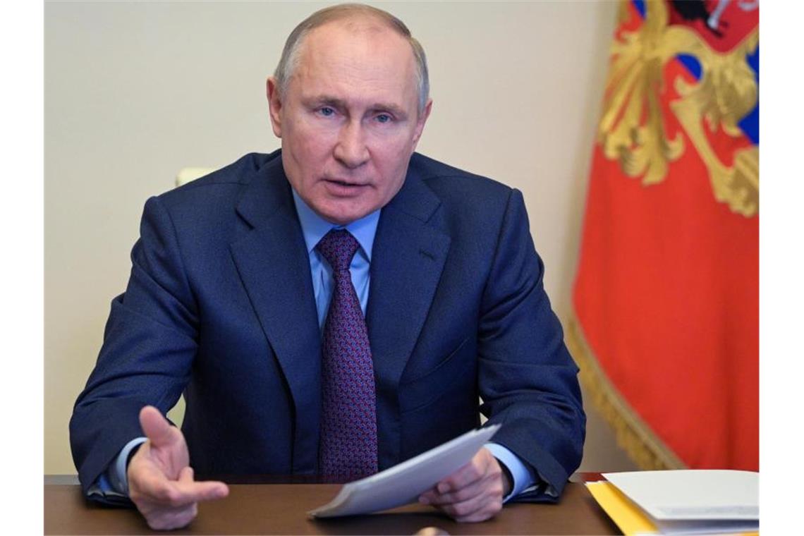Moskau verhängt Einreisesperre gegen US-Minister Als Reaktion auf die Ausweisung von zehn russischen Diplomaten aus den USA und drei aus Polen wird Russland insgesamt 13 Diplomaten der beiden Staaten des Landes verweisen. Foto: Alexei Druzhinin/Pool Sputnik Kremlin/AP/dpa