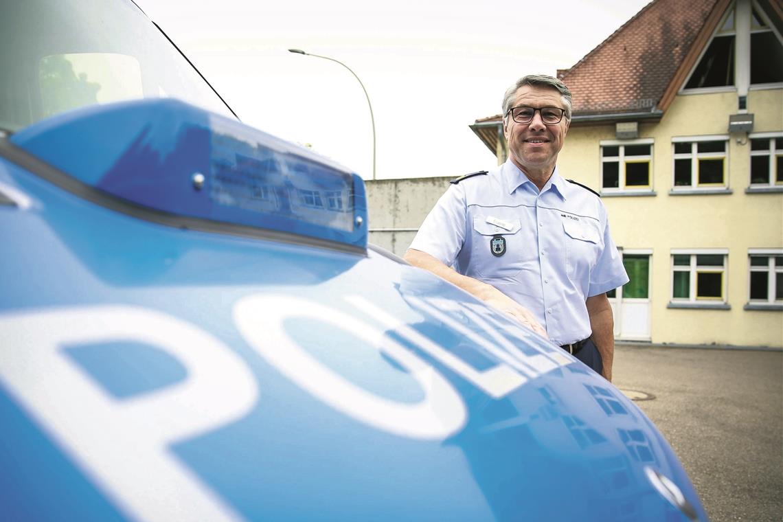 Als Streifenpolizist hat Roland Eisele angefangen, als Polizeipräsident geht er nach 43 Dienstjahren in den Ruhestand. Foto: A. Becher