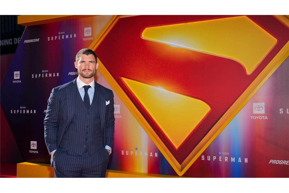 "Superman" David Corenswet fühlte sich "wie ein Astronaut" Als "Superman" spielt Corenswet eine der berühmtesten Rollen der Filmgeschichte. Deshalb empfindet der Schauspieler eine gewisse Verantwortung. (Archivbild)