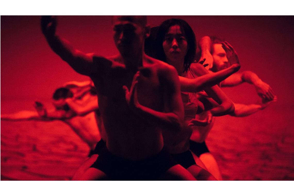 Sidi Larbi Cherkaoui tanzt in „Nomad“ gegen Sandstürme an Als trübe ein Sandsturm die Sicht: Szene aus „Nomad“