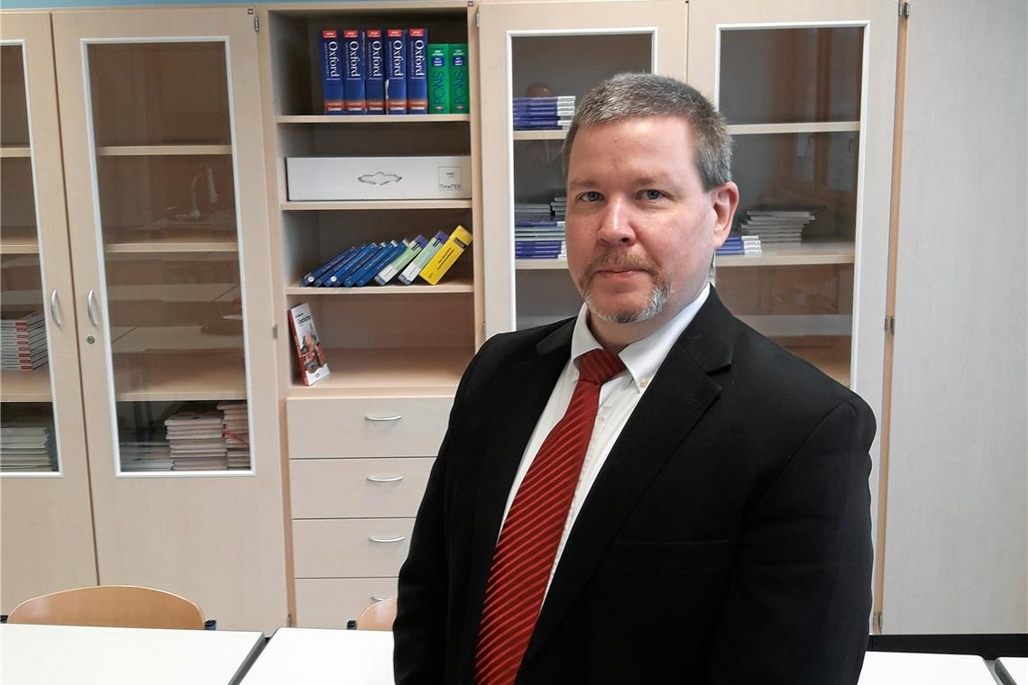 Als Vorsitzender des Gesamtelternbeirats kämpft Torsten Früh für gute Lernbedingungen am Gymnasium in der Taus (Foto) und allen anderen Backnanger Schulen.Foto: U. Weisshaar