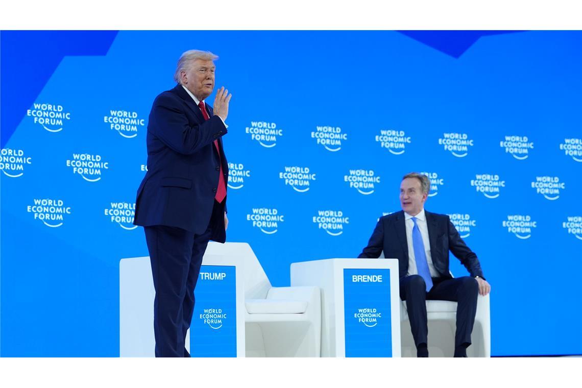 Als WEF-Chef begrüßte der 60-jährige Brende wichtige Redner wie US-Präsident Donald Trump. (Archivbild)
