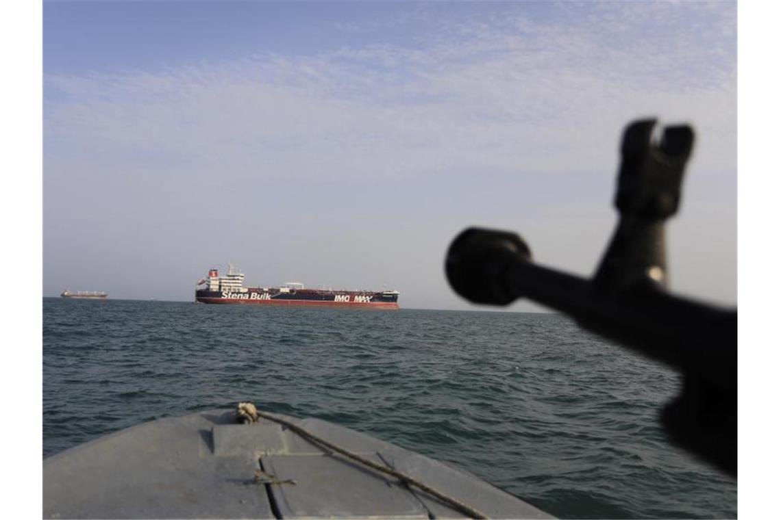 London will USA in europäische Hormus-Mission einbinden Am 19. Juli stoppten die iranischen Revolutionsgarden den britischen Öltanker „Stena Impero“ in der Straße von Hormus. Foto: Morteza Akhoondi/Tasnim News Agency/AP