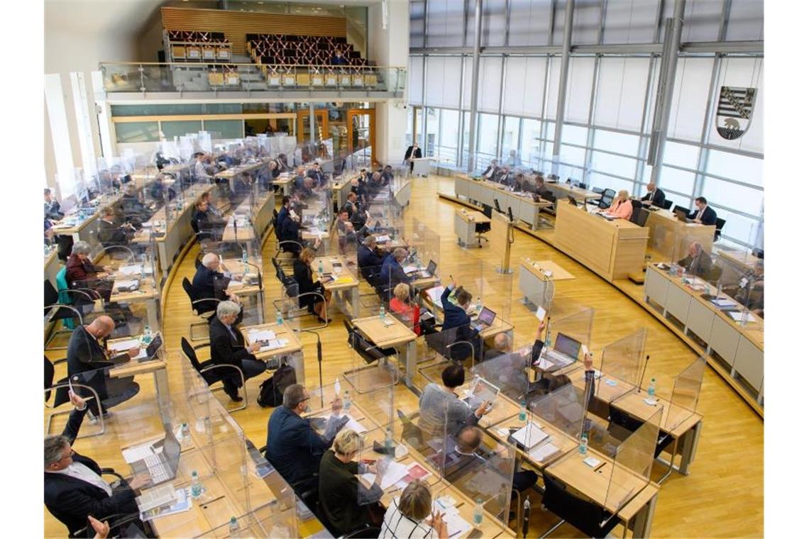 Weitere Umfrage sieht CDU in Sachsen-Anhalt klar vor AfD Am 6. Juni wird der neue Landtag in Magdeburg gewählt. Foto: Klaus-Dietmar Gabbert/dpa-Zentralbild/dpa