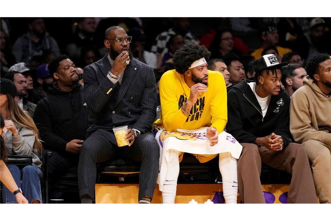 Wettmanipulation, Poker-Betrug, Mafia: Eklat erschüttert NBA Am 9. Februar 2023 kann Superstar LeBron James nicht für die Lakers auflaufen - just das Spiel steht nun im Fokus bei Ermittlungen wegen Wettmanipulationen und Insiderhandel (Archivfoto).